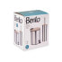 Bath Set Silver Bamboo Stainless steel polypropylene 2 Pieces (6 Units)