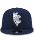 Фото #3 товара Men's Navy Kansas City Royals City Connect 9FIFTY Snapback Adjustable Hat