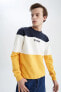 Фото #1 товара Regular Fit Baskılı Sweatshirt Y7282az22au