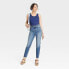 Фото #2 товара Women's High-Rise 90's Slim Jeans - Universal Thread Medium Wash 10