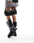 Фото #8 товара Bronx New Tough biker boot in black