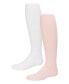 Фото #1 товара Infant Girl's Microfiber Tights Solid Color 2-Pack
