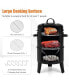 3-in-1 Charcoal BBQ Grill Cambo with Built-in Thermometer