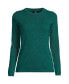 Свитер женский Lands' End из кашемира Bright evergreen donegal, Large - фото #1