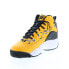Фото #8 товара Fila MB 1BM01795-702 Mens Yellow Leather Lace Up Athletic Basketball Shoes