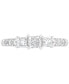 ფოტო #3 პროდუქტის Diamond Princess Three Stone Engagement Ring (1 ct. t.w.) in 14k White Gold