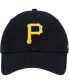 Фото #2 товара Men's Black Pittsburgh Pirates Clean Up Adjustable Hat