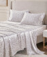 Printed Satin Sheet Set, Queen