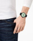 ფოტო #5 პროდუქტის Men's Swiss T-Sport Chrono XL Black Fabric Strap Watch 45mm