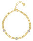 ფოტო #1 პროდუქტის Cubic Zirconia Diamond Cut Chain Bracelet