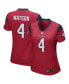 Фото #2 товара Women's Deshaun Watson Red Houston Texans Team Color Game Jersey