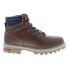 Фото #1 товара Lugz Range MRANGGV-7747 Mens Brown Synthetic Lace Up Casual Dress Boots 12