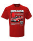 Фото #2 товара Men's Red Donnie Allison NASCAR Hall of Fame T-shirt
