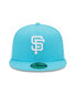 Фото #2 товара Men's Blue San Francisco Giants Vice Highlighter Logo 59FIFTY Fitted Hat