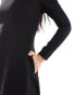 Фото #2 товара Bardot long sleeve mini dress in black