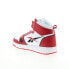 Фото #11 товара Reebok Resonator Mid Mens Red Leather Lace Up Lifestyle Sneakers Shoes