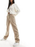 Фото #1 товара Vero Moda contrast stitch chino trousers in beige