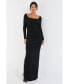 ფოტო #1 პროდუქტის Women's Brillo Long Sleeve Maxi Dress