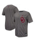 ფოტო #1 პროდუქტის Men's Anthracite Oklahoma Sooners Pinstripe Replica Baseball Jersey