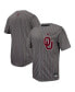 Men's Anthracite Oklahoma Sooners Pinstripe Replica Baseball Jersey