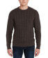 ფოტო #1 პროდუქტის Men's Waffle Textured Weave Pullover Sweater