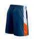 ფოტო #4 პროდუქტის Men's Navy Chicago Bears Prep Colorblock Shorts