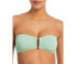Фото #1 товара bond-eye Womens Blake Bandeau Bikini Top Swimwear Green Size OS