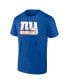 ფოტო #2 პროდუქტის Men's Royal New York Giants Chrome Dimension T-shirt