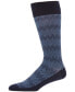 ფოტო #1 პროდუქტის Men's Herringbone Moisture-Wicking Dress Socks