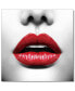 Фото #1 товара Red Lips Acrylic Wall Art (40 H X 40 W)