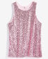 ფოტო #5 პროდუქტის Women's Sequined Tank, Created for Macy's