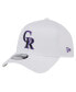 Фото #1 товара Men's White Colorado Rockies TC A-Frame 9FORTY Adjustable Hat