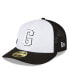 Фото #1 товара Men's White and Black San Francisco Giants 2023 On-Field Batting Practice Low Profile 59FIFTY Fitted Hat