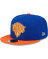 Фото #2 товара Men's Blue, Orange New York Knicks Gameday Gold Pop Stars 59FIFTY Fitted Hat