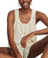 ფოტო #4 პროდუქტის Women's Cotton Henley Tank Top