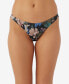 Фото #1 товара Juniors' Matira Printed Tropical Cheeky Hermosa Bikini Bottoms
