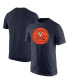 Фото #1 товара Men's Navy Virginia Cavaliers Basketball Logo T-shirt