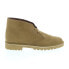 Фото #1 товара Clarks Desert Rock 26162703 Mens Brown Suede Lace Up Chukkas Boots