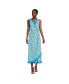 Women's Light Weight Cotton Modal Sleeveless Surplice Maxi Dress