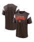 Фото #1 товара Men's Brown Cleveland Browns Home Stretch Team T-shirt