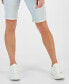 Фото #4 товара Petite Raw-Edge Denim Bermuda Shorts, Created for Macy's