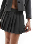 Mango pleated co-ord skirt in grey