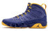 Фото #1 товара Jordan Air Jordan 9 Retro Calvin Bailey 高帮 复古篮球鞋 男款 黄紫色 / Кроссовки Jordan Air Jordan 302370-445