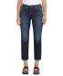 Фото #1 товара Women's Ruby Mid Rise Straight Cropped Jeans