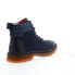 Фото #8 товара French Connection Jacques FC7166B Mens Blue Leather Casual Dress Boots 12
