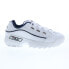 Фото #1 товара Fila Hometown 1CM00408-125 Mens White Leather Lifestyle Sneakers Shoes 9.5