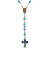 ფოტო #2 პროდუქტის Men's Ion Plating Stainless Steel Rosary Necklaces