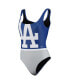 Фото #3 товара Women's Royal Los Angeles Dodgers Team One-Piece Bathing Suit