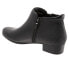 Trotters Major T1762-017 Womens Black Narrow Leather Ankle & Booties Boots 7