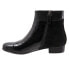 Фото #4 товара Trotters Maci T2263-095 Womens Black Wide Leather Ankle & Booties Boots 7.5